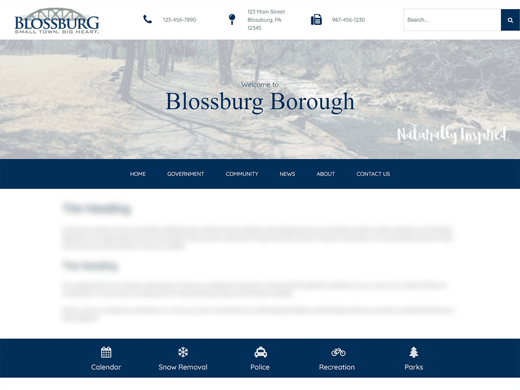 Blossburg Borough's Website