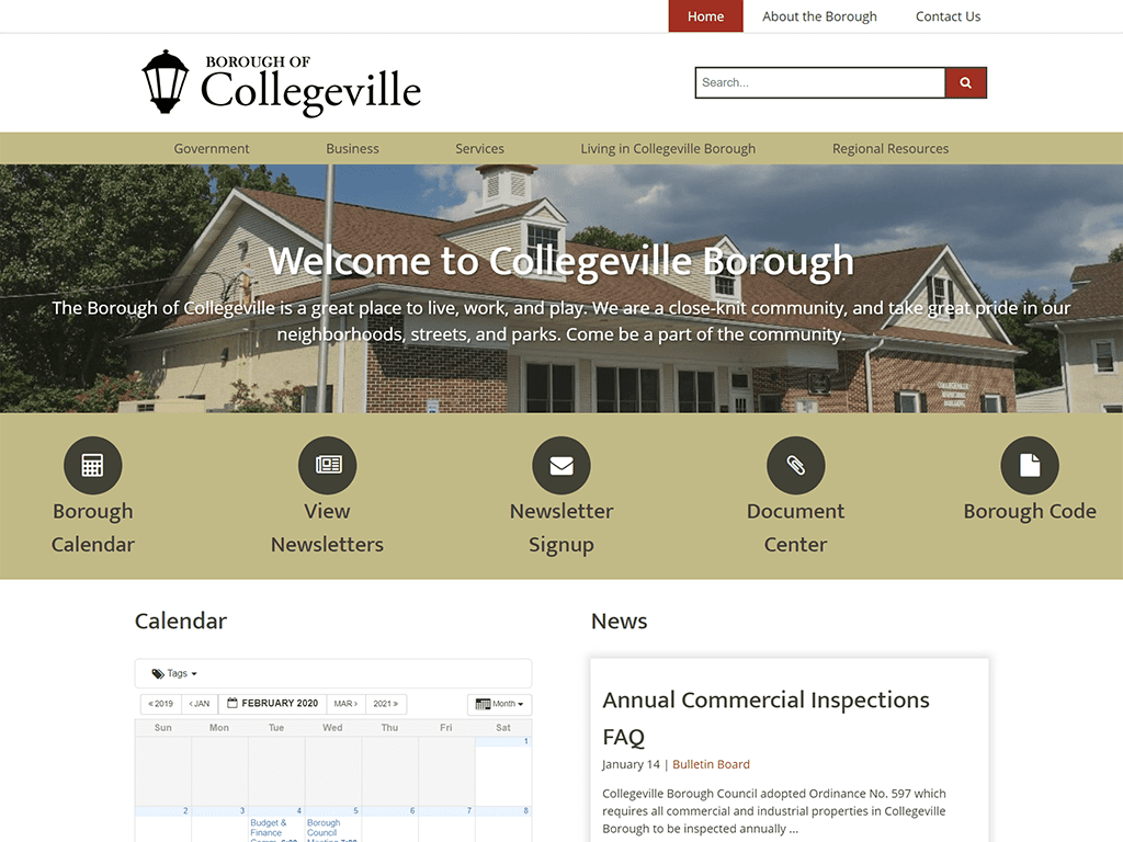 Collegeville Borough Website