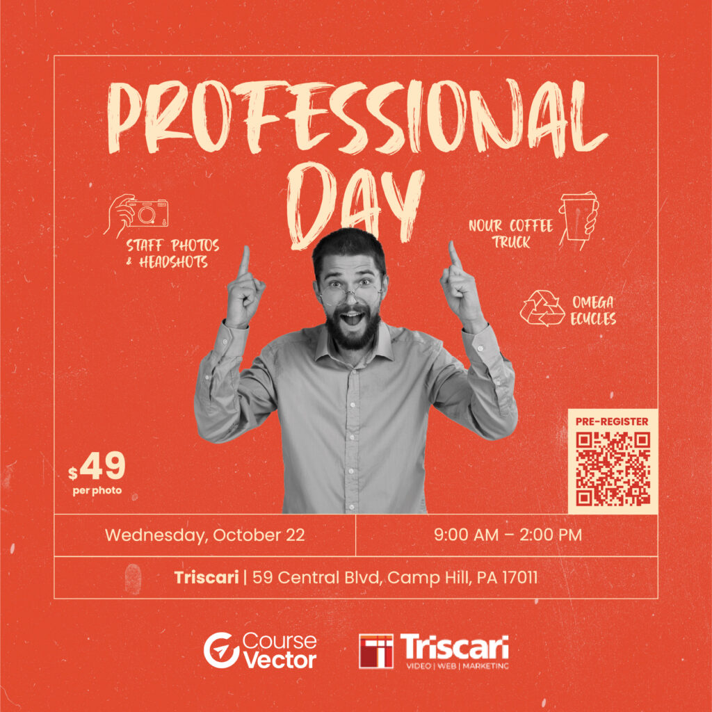 Oct 22, 2025 Professional Day flyer inexpensive headshots central PA