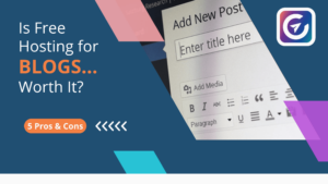 blog post title image is free hosting worth it