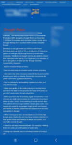 before - nonresponsive design on mobile