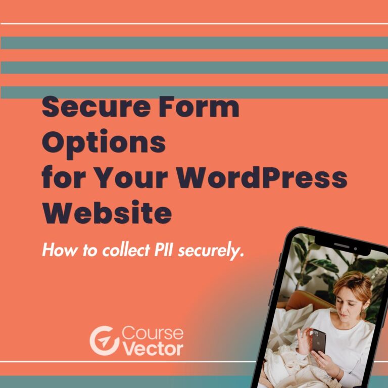 blog post title image: secure form options for WordPress