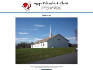 Agape Fellowship in Christ Website
