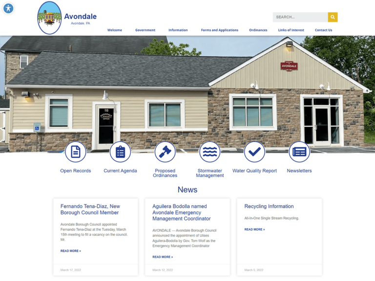 Avondale Borough website