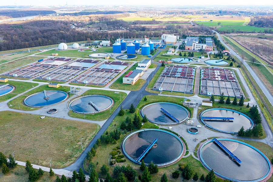 waste water treatment plant