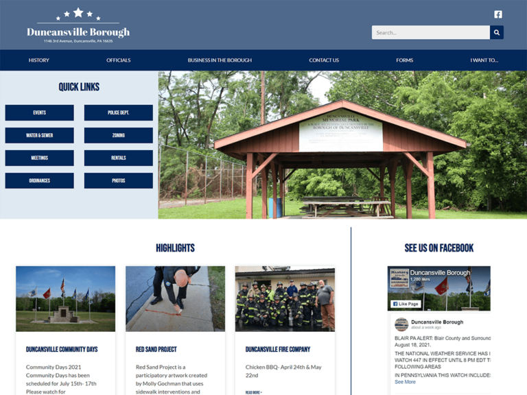 Borough of Duncansville website
