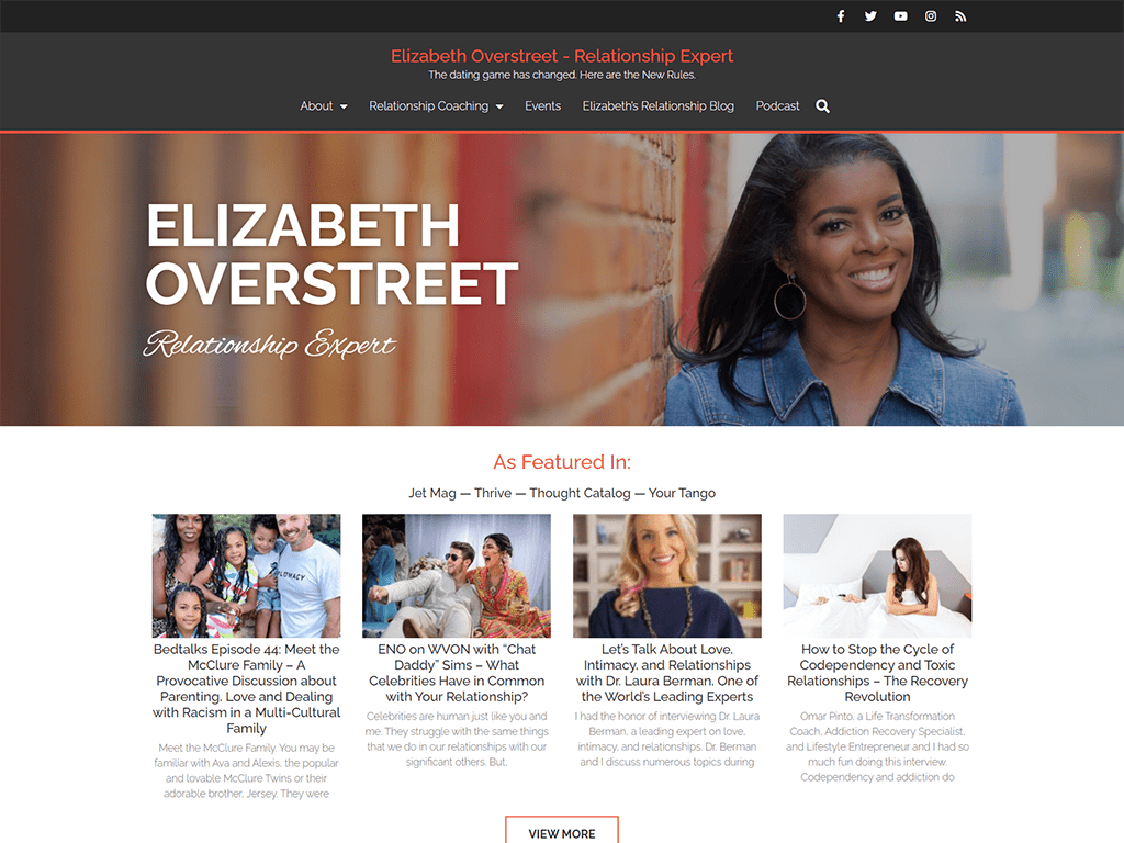 Elizabeth Overstreet website