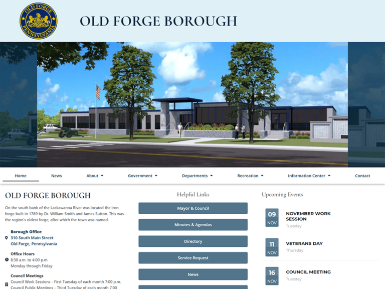 Old Forge Borough website
