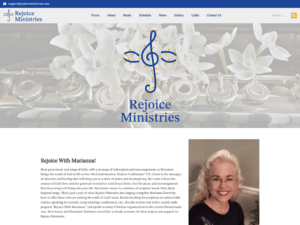 Rejoice with me Ministries website