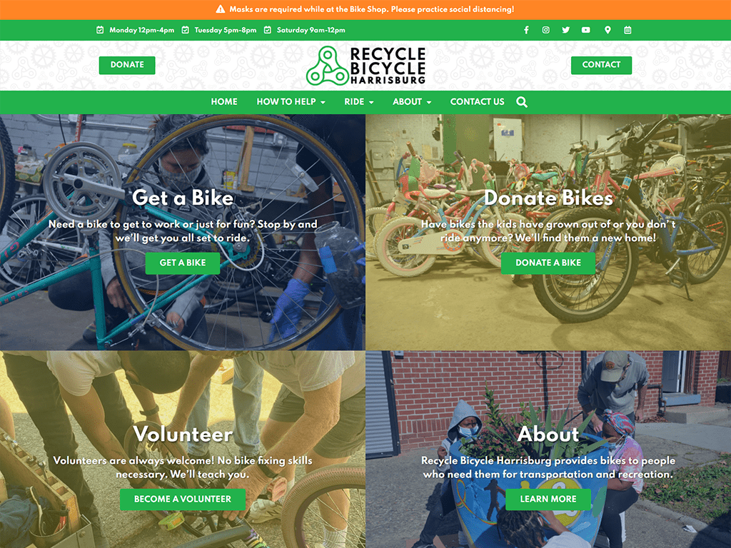 Recycle Bicycle Website