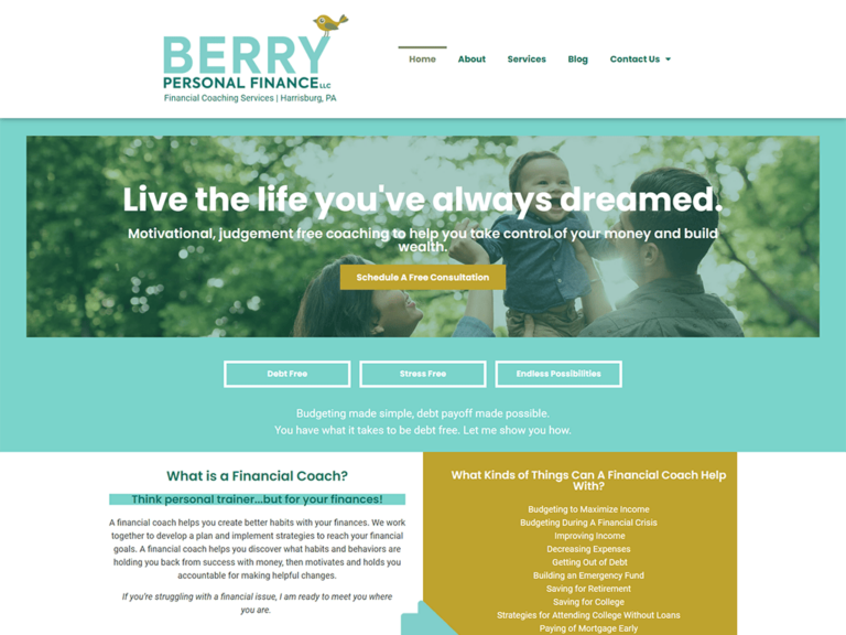Berry Personal Finance website