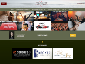 WKBO Radio Station Website
